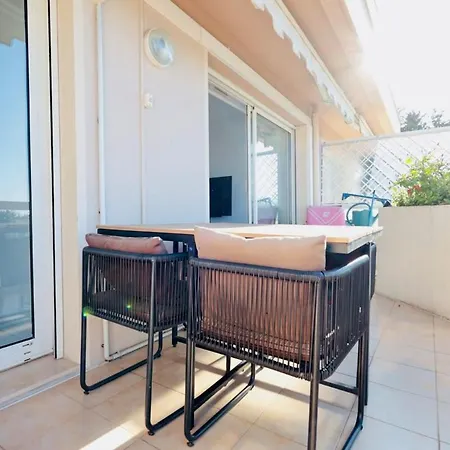 شقة Baies De Juan - 4 Pers - Pool - Air Conditioning *