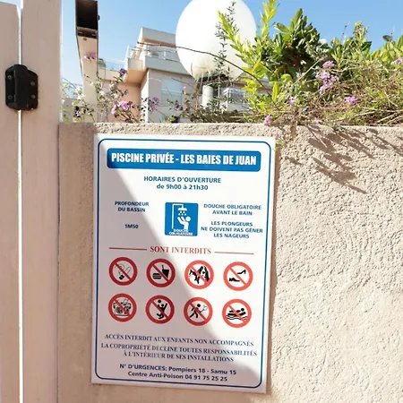 Appartement Baies De Juan - 4 Pers - Pool - Air Conditioning Antibes